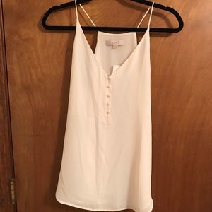 Loft women’s ivory tank